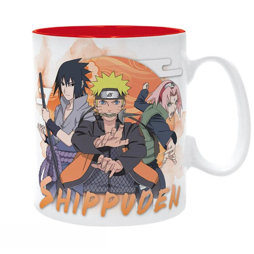 NARUTO SHIPPUDEN - Mug - 460 ml - Passé et présent - subli - boîte