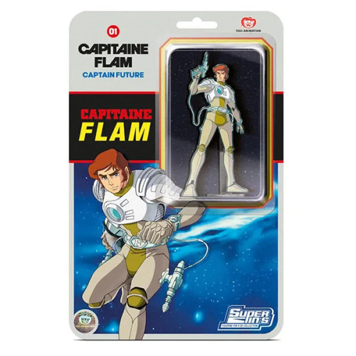 Capitaine Flam Pins Blister Card Curtis Newton 10,5cm