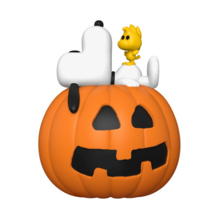 Snoopy Peanuts Pop Deluxe Snoopy & Woodstock Pumpkin