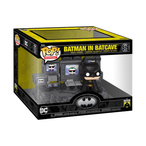 Dc Pop Moments Batman 85Th Anniv Batman In Batcave