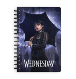 Wednesday Cahier Spirale 3D 30X21Cm Rain