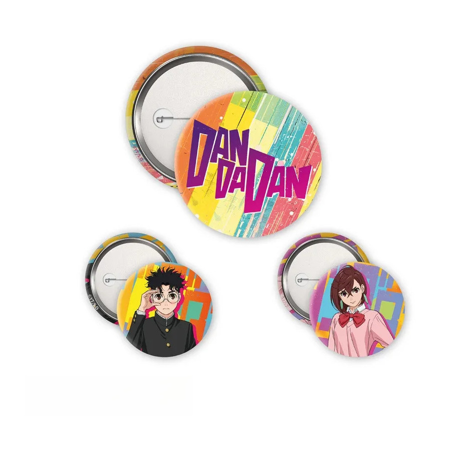 DAN DA DAN - Pack de Badges - Momo & Okarun