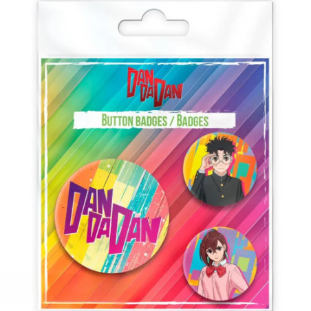 DAN DA DAN - Pack de Badges - Momo & Okarun