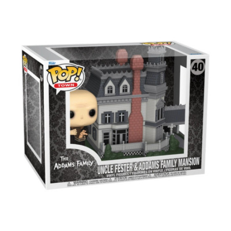 La Famille Addams Pop Town Addams Home Uncle Fester Fetide