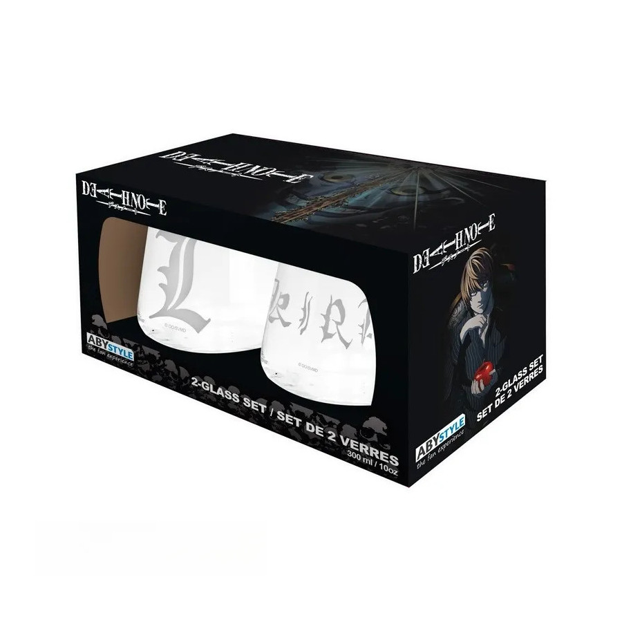 DEATH NOTE - Set de 2 verres Kira & L EUROPE