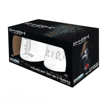 DEATH NOTE - Set de 2 verres Kira & L EUROPE
