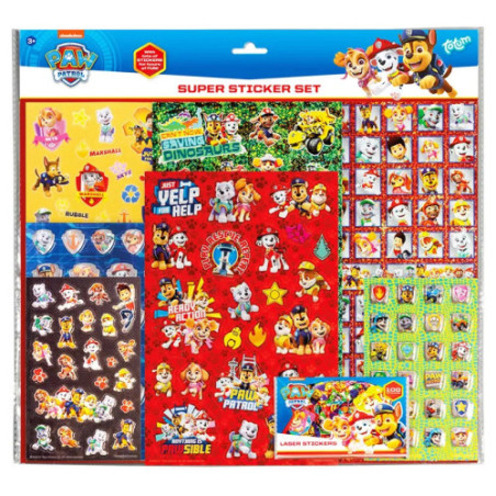 Paw Patrol Pat Patrouille Stickers Super Set