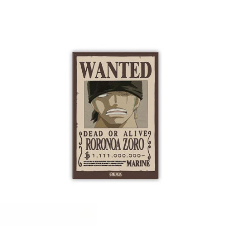 ONE PIECE - Aimant Standard - Wanted Zoro