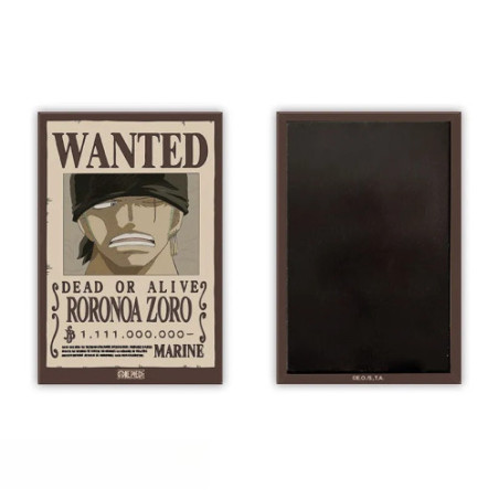 ONE PIECE - Aimant Standard - Wanted Zoro