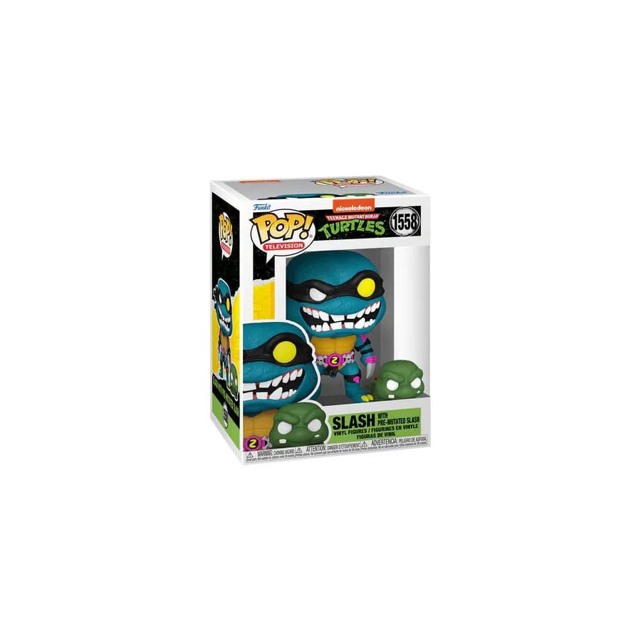 TMNT Tortues Ninja Pop S4 Slash & Pre-Mutated Turtle Slash
