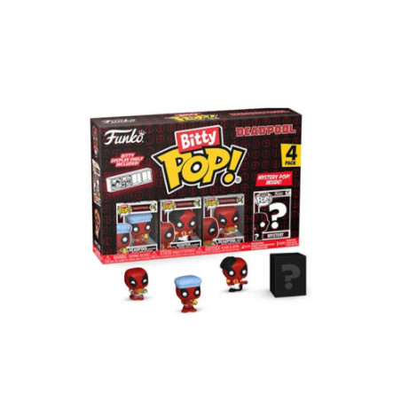 Marvel Bitty Pop Deadpool Bathtime 4-Pack
