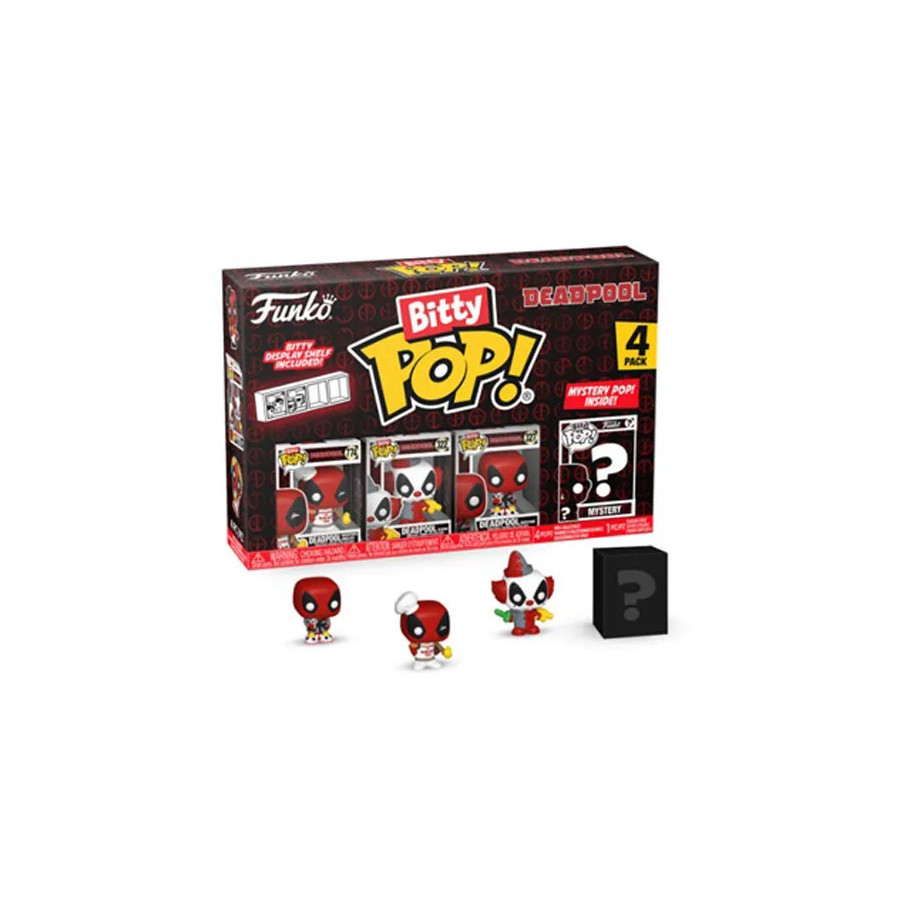 Marvel Bitty Pop Deadpool BBQ Master 4-Pack
