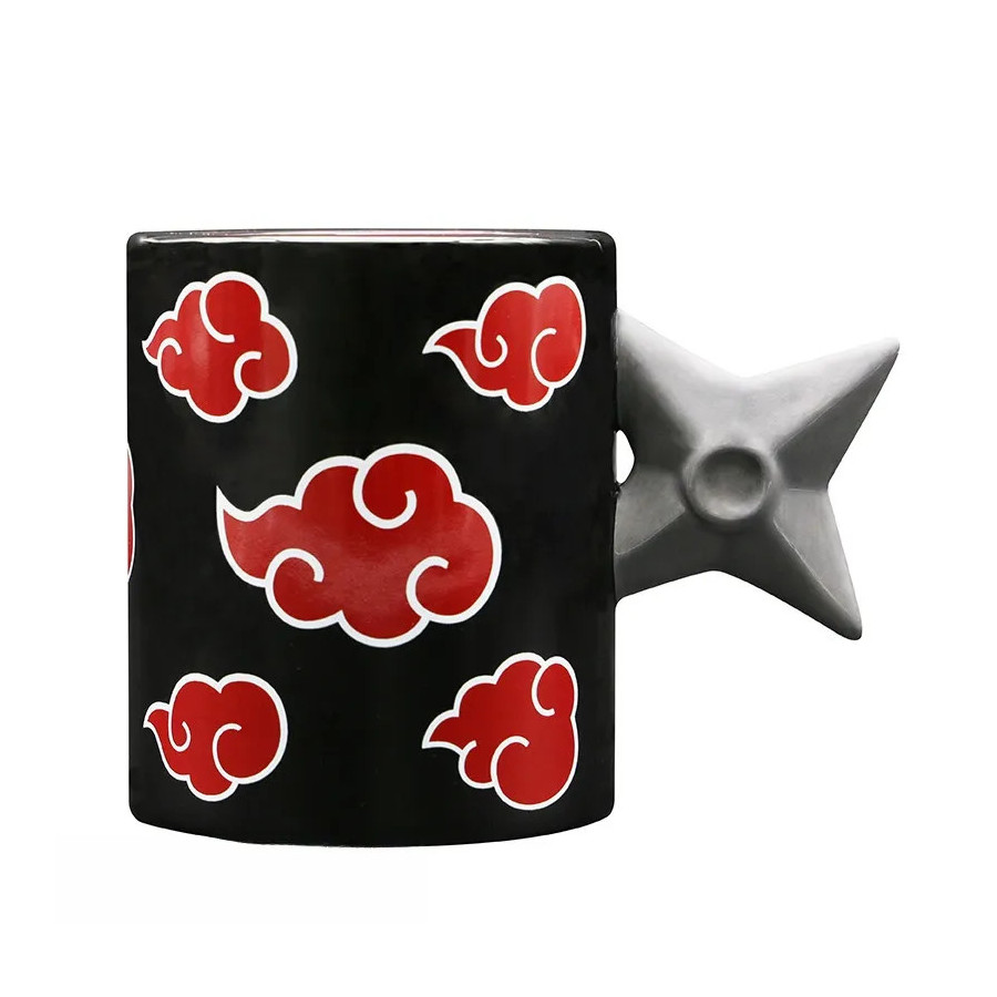 NARUTO SHIPPUDEN - Mug 3D anse - Shuriken Akatsuki