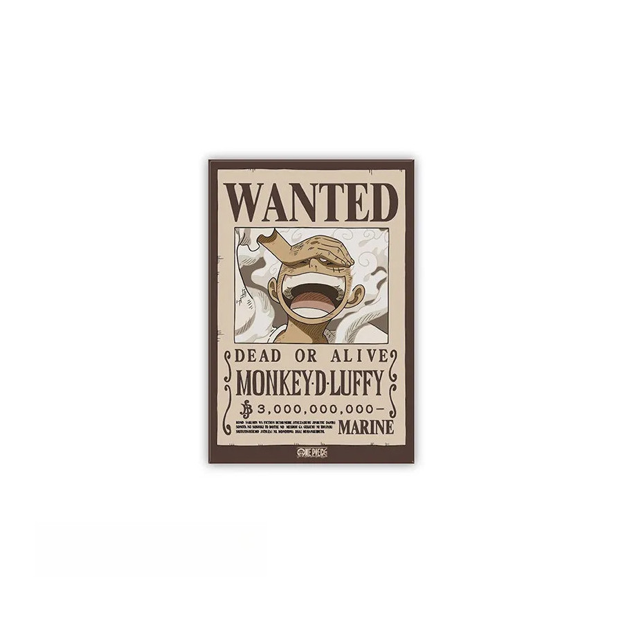 ONE PIECE - Aimant Standard - Wanted Luffy