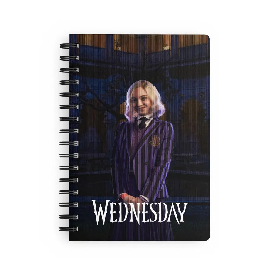 Wednesday (Mercredi) - Cahier 3D Effect A5 - Enid Sinclair