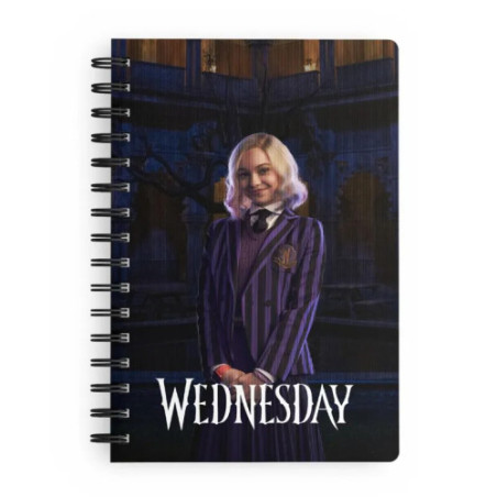 Wednesday (Mercredi) - Cahier 3D Effect A5 - Enid Sinclair
